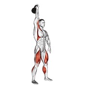 kettlebell one arm jerk