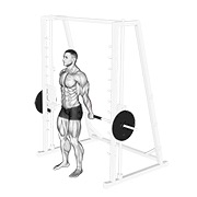 smith standing back wrist curl