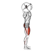 barbell full squat (side pov)