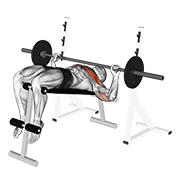 barbell decline wide-grip press