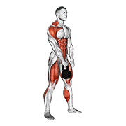 kettlebell hang clean