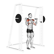 smith standing military press