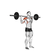 standing behind neck press